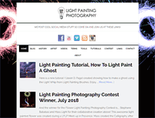 Tablet Screenshot of lightpaintingphotography.com